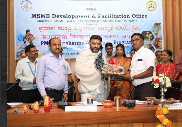 Vishwakarma Scheme AwarenessMP Sudhakar urges artisans to utilize PM Vishwakarma scheme