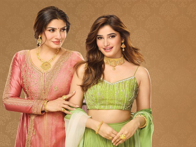 Raveena, Rasha debut together with Reliance Jewels launch