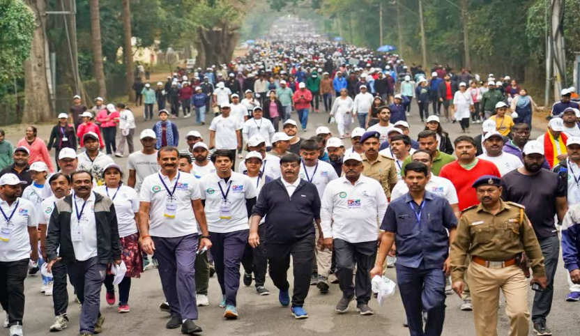 Over 12,000 participate in Fit Mysuru Walkathon