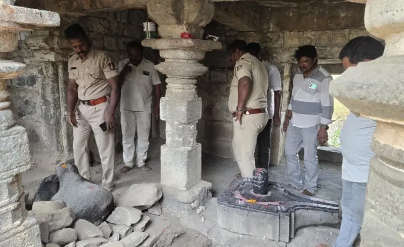 Temple Vandalised During Treasure Hunt