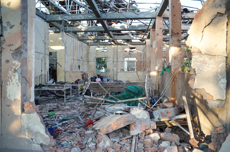 Airstrike destroys Myanmar hospital, dozens killed