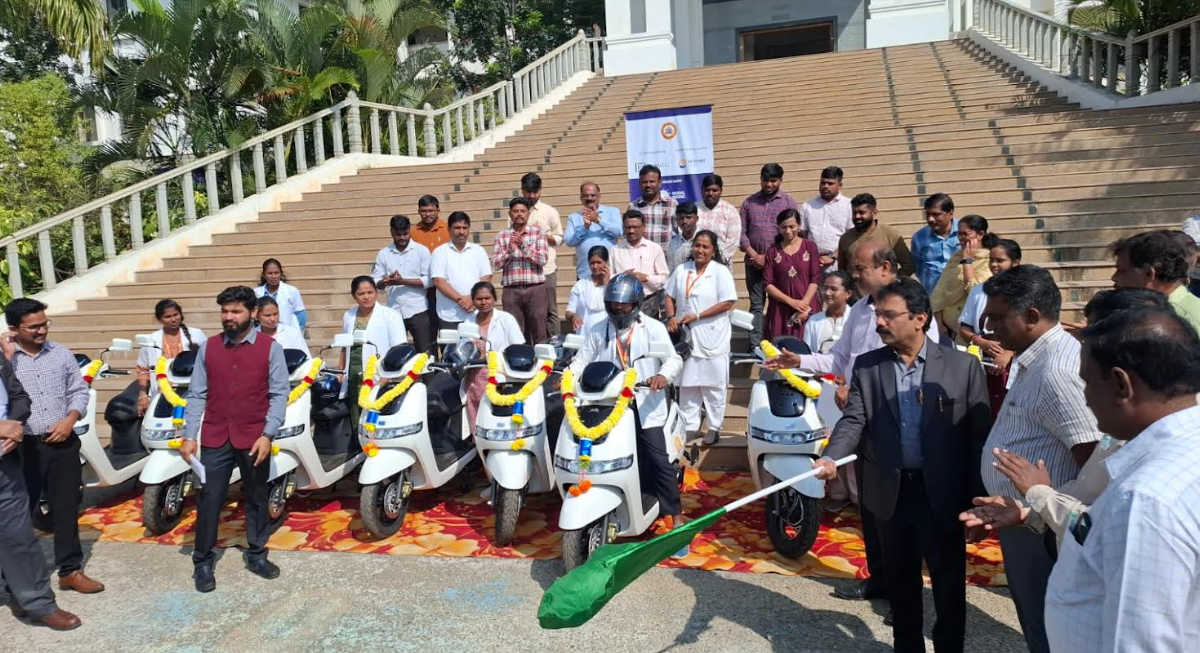 Ten e-bikes handed over to boost rural healthcare