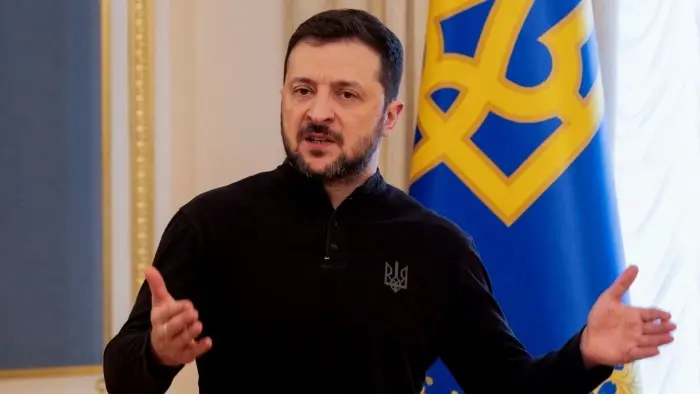 Zelenskyy reports massive Russian strikes on Ukraine