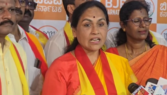Shobha Karandlaje Slams Mallikarjun Kharge Over RSS Ban Remarks, Says He Is Acting Under Gandhi Family’s Pressure