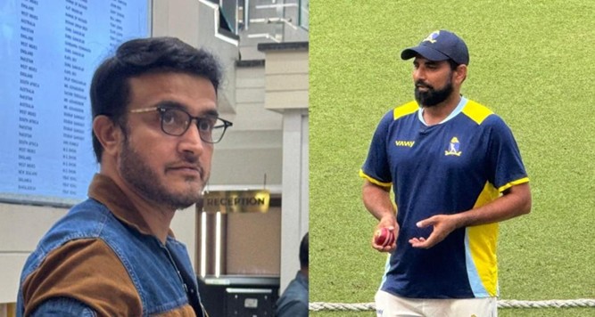 Sourav Ganguly Backs ‘Fit’ Mohammed Shami for India Comeback