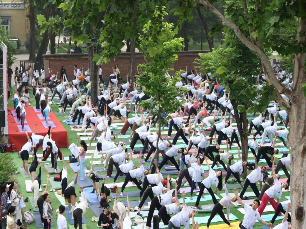 Indian missions celebrate Yoga Day
