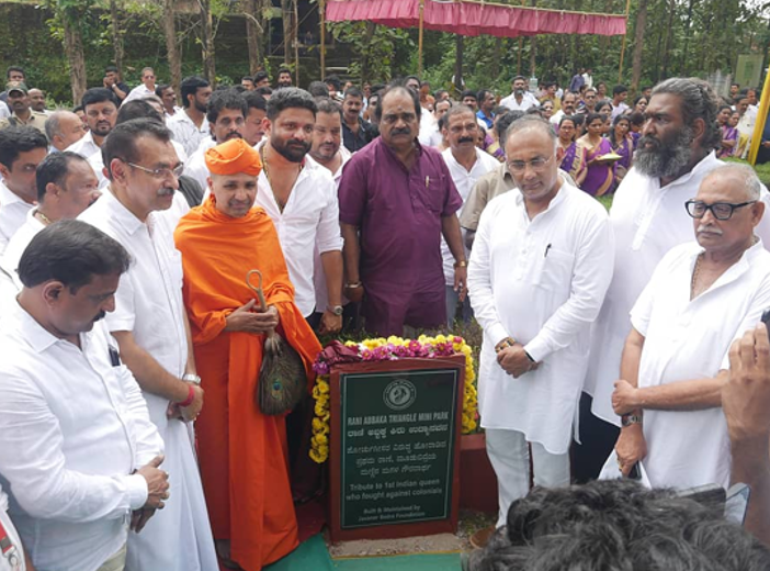 Statue of Rani Abbakka unveiled in Moodbidri