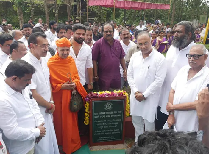 Statue of Rani Abbakka unveiled in Moodbidri